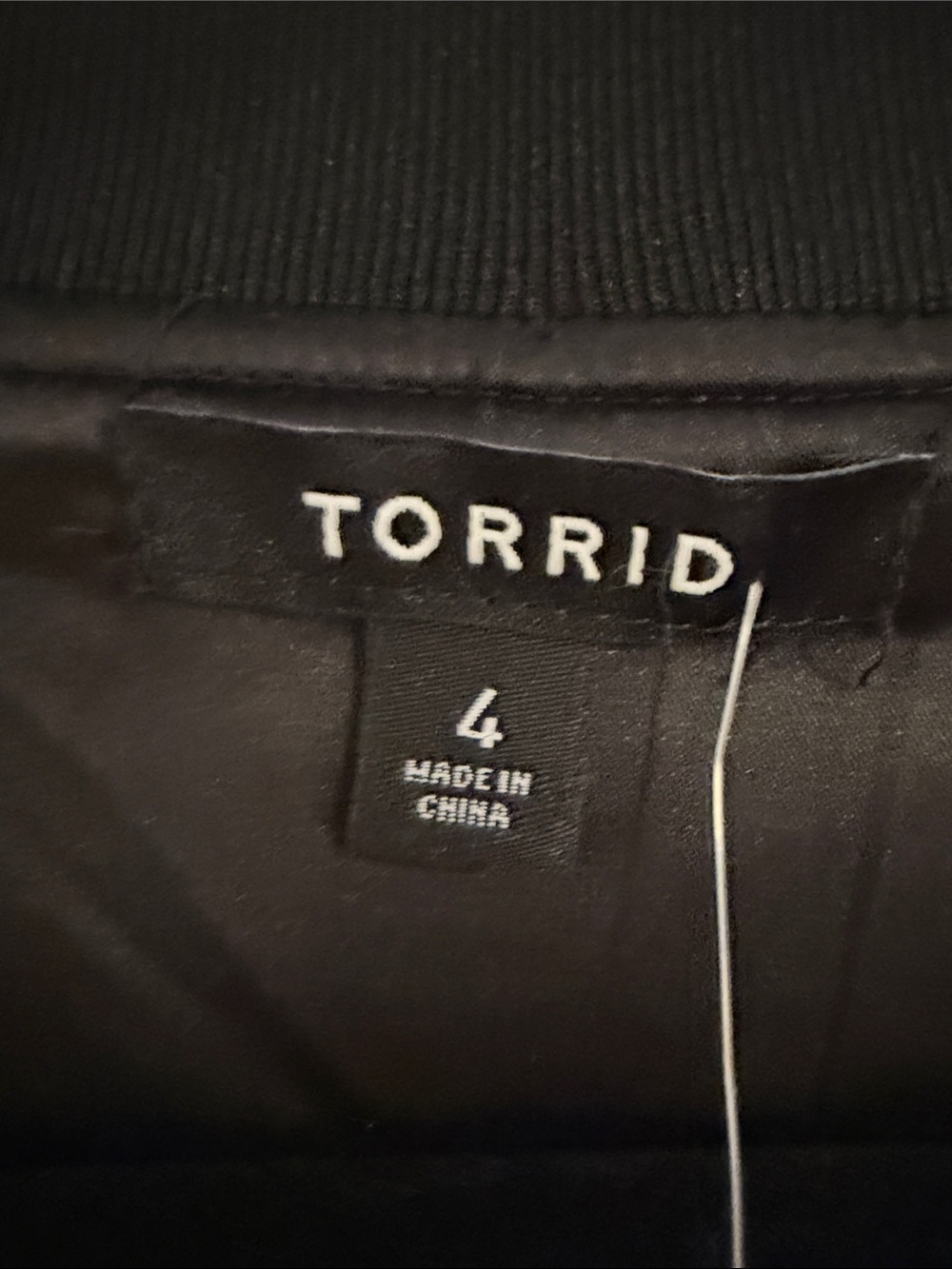 torrid Black Polka Dot Bomber Jacket with White Dots - Picture 2 of 3